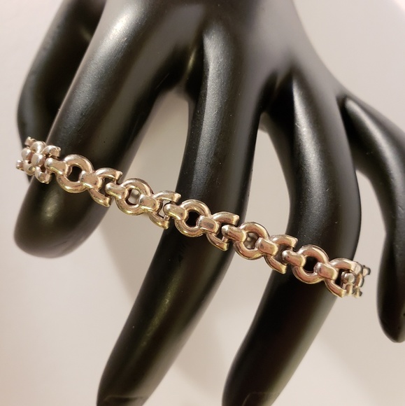 Vintage 1970s Chain Link Bracelet - Picture 1 of 6